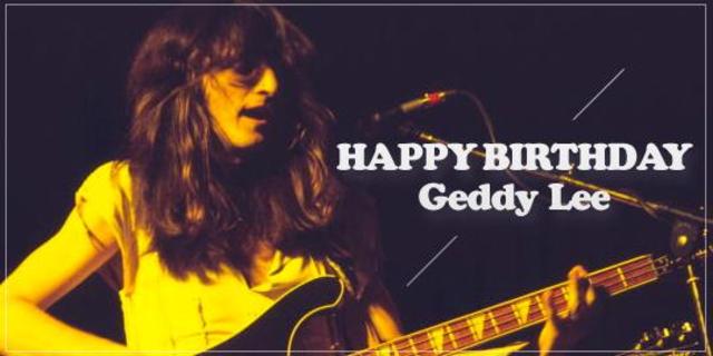 Happy Birthday, Geddy Lee