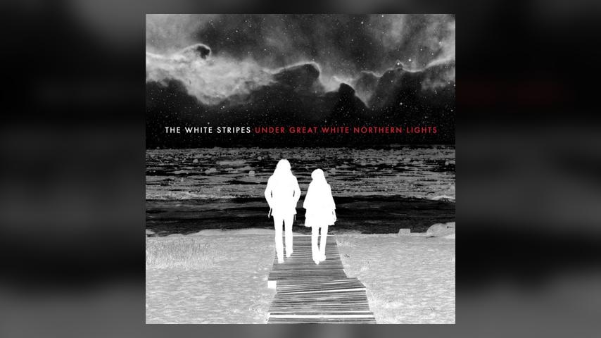 The White Stripes UNDER GREAT WHITE NORTHERN LIGHTS Album Cover