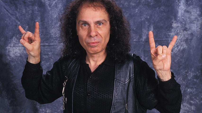 BOYTON BEACH, FL - DECEMBER 14: Ronnie James Dio poses for a portrait at Ozone on December 14, 2000 in Boyton Beach Florida. (Photo by Larry Marano/Getty Images)