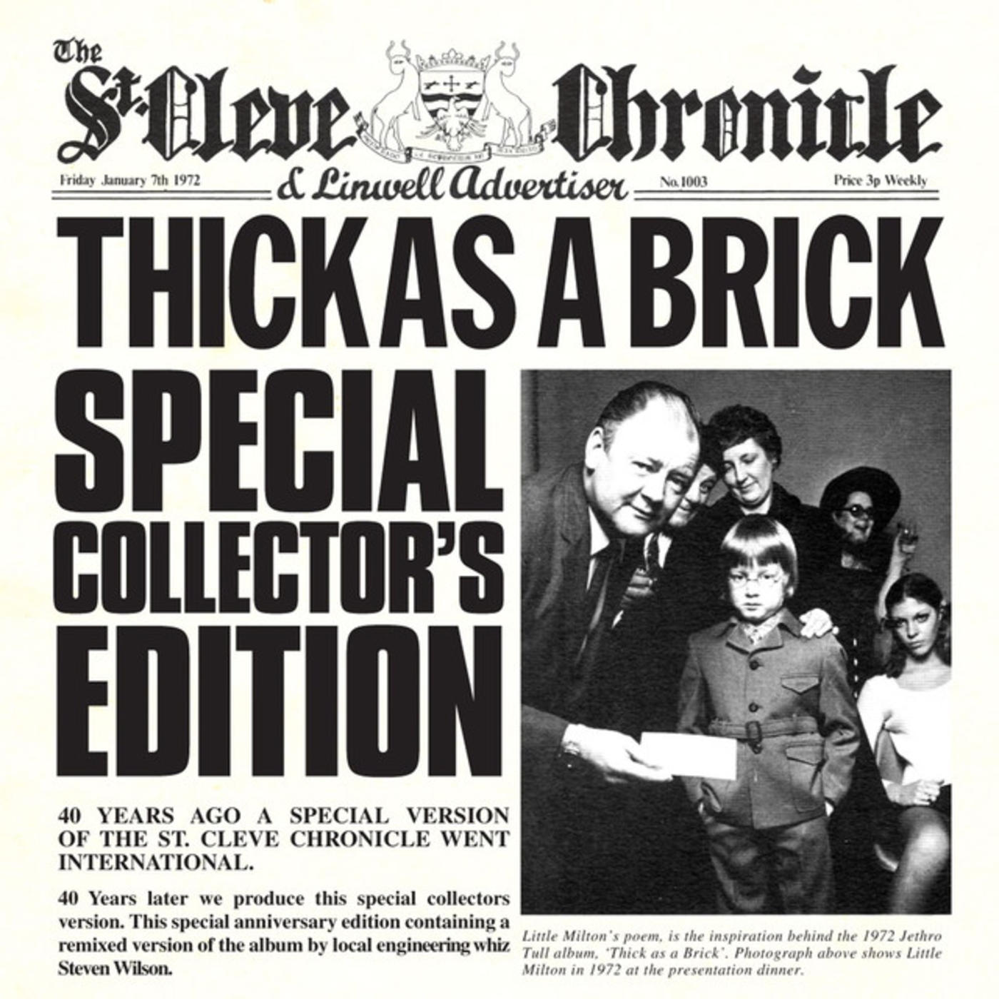 Thick As a Brick (40th Anniversary Special Edition)