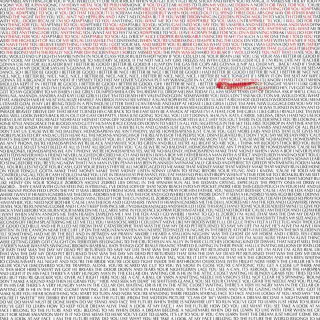 Alice Cooper, ZIPPER CATCHES SKIN Cover