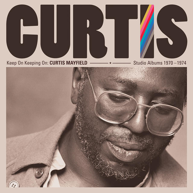 Curtis Mayfield KEEP ON KEEPING ON Album Cover