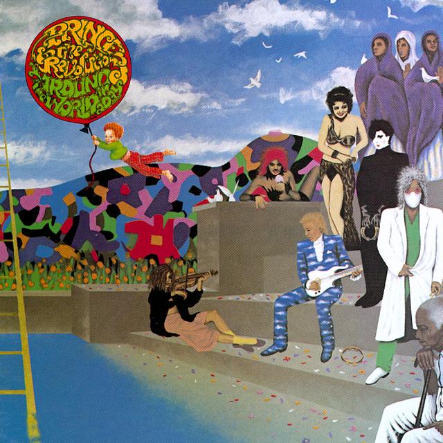 Prince and the Revolution AROUND THE WORLD IN A DAY Album Cover