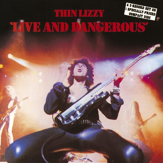 Thin Lizzy LIVE AND DANGEROUS Album Cover