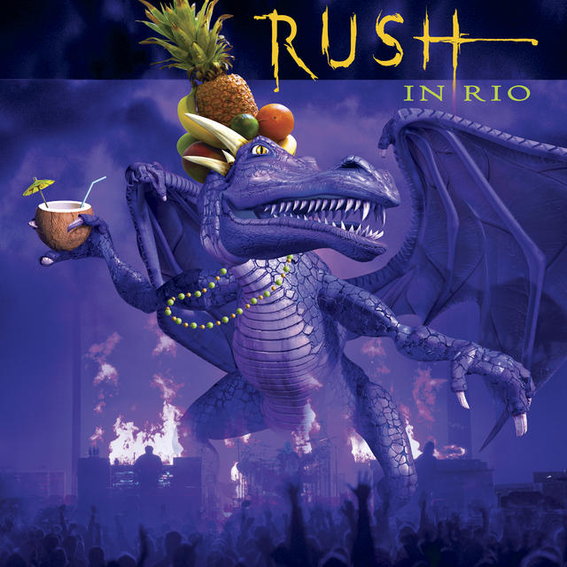 Rush LIVE IN RIO Album Cover