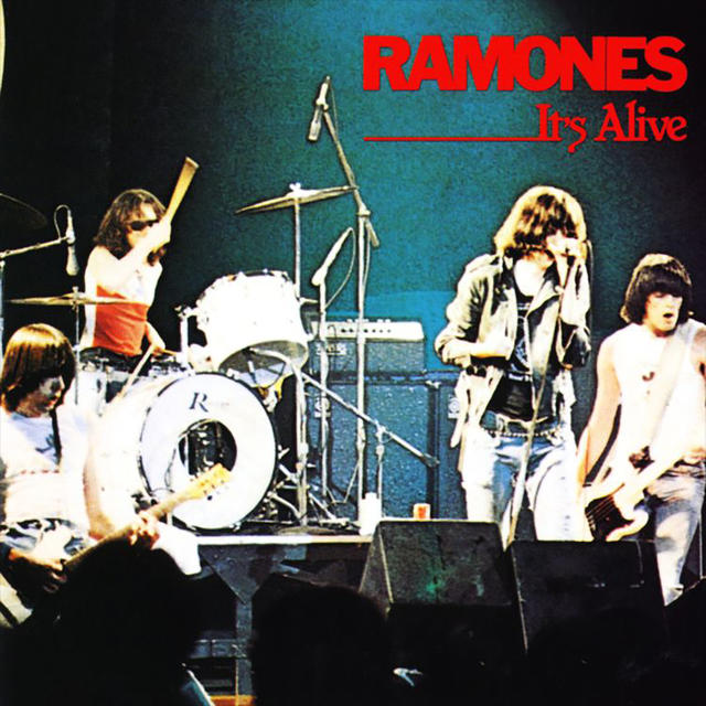 Ramones ITS ALIVE 2019 REMASTER LP Cover