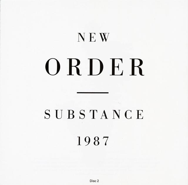 New Order SUBSTANCE Coveer