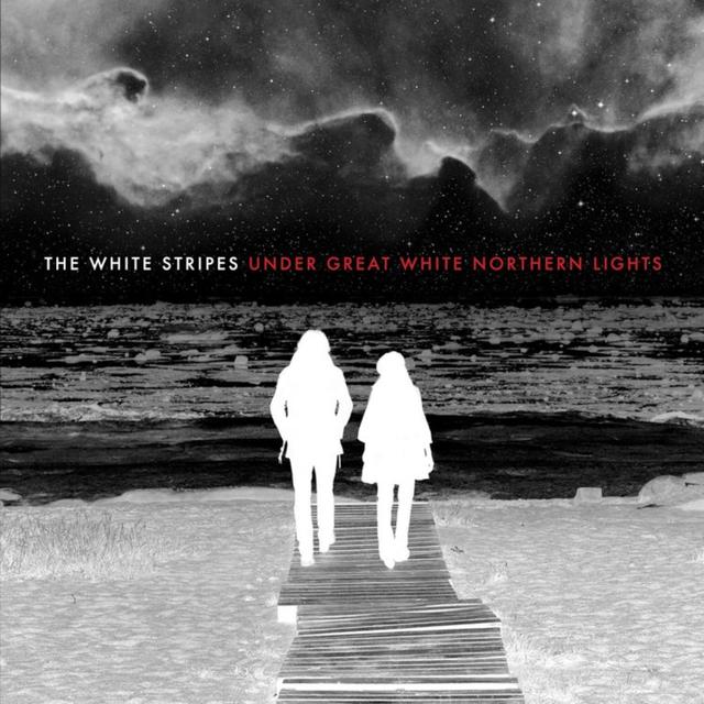 The White Stripes UNDER GREAT WHITE NORTHERN LIGHTS Album Cover