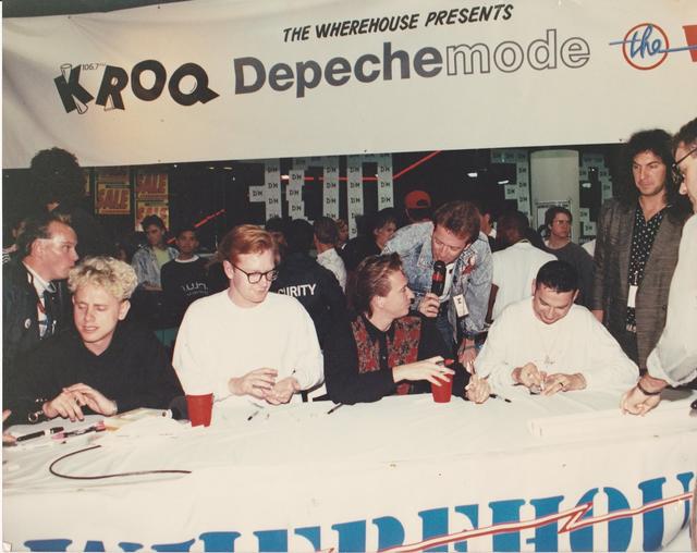 Depeche Mode at Warehouse Records LA, March 20, 1990 