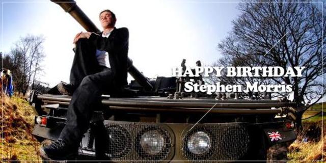 Happy Birthday, Stephen Morris!