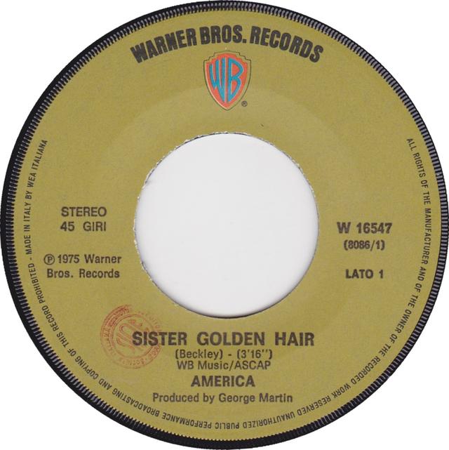 who sings sister golden hair