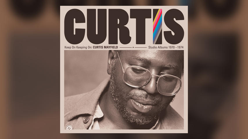 Curtis Mayfield KEEP ON KEEPING ON Album Cover