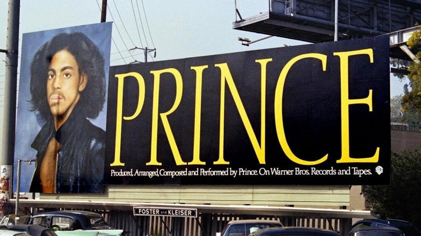 Prince "Prince" billboard, Sunset Strip, 1979