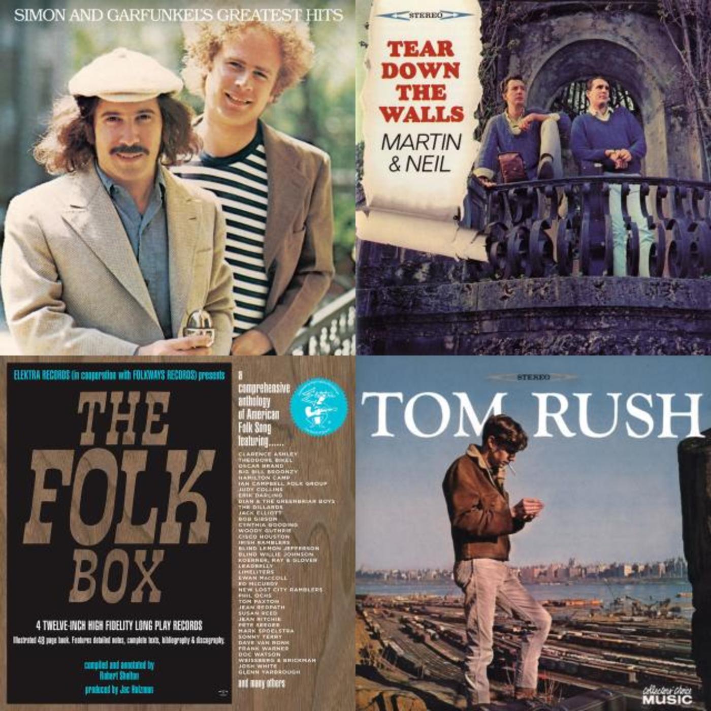 Echoes of The Folk Box: 50 Years, 50 Recordings, 50 Acts - Jac Holzman, Ted Olson, Vince Martin & Fred Neil, Tom Rush, Simon & Garfunkel, Grateful Dead, The Byrds, Fotheringay