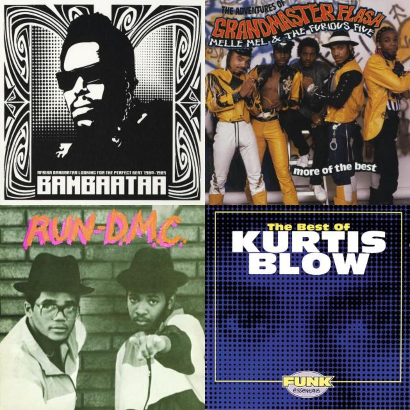Classic Hip Hop - Kurtis Blow, Grandmaster Flash and The Furious Five, Afrika Bambaataa & The Soul Sonic Force, RUN-DMC, Utfo, Roxanne Shante, Ceto Javu, Eric B. & Rakim
